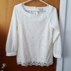 NWOT Beautiful H&M Lace Blouse